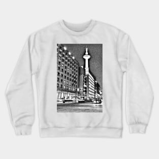 Hotel New Hankyo and Kyoto Tower Japan Crewneck Sweatshirt